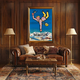 Wallis Swiss Adventure Awaits Poster