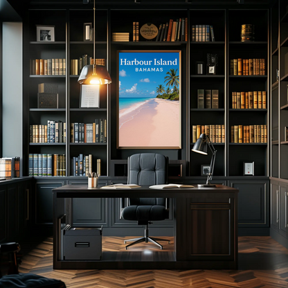 Harbour Island Bahamas Pink Sand Beach Paradise Poster