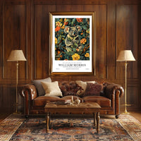 Whimsical Koala Art Poster with Nature-Inspired Design