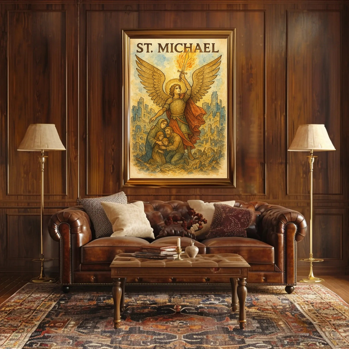 St. Michael Protector Of The Faithful Poster