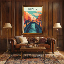 Autumn in Dublin Poster