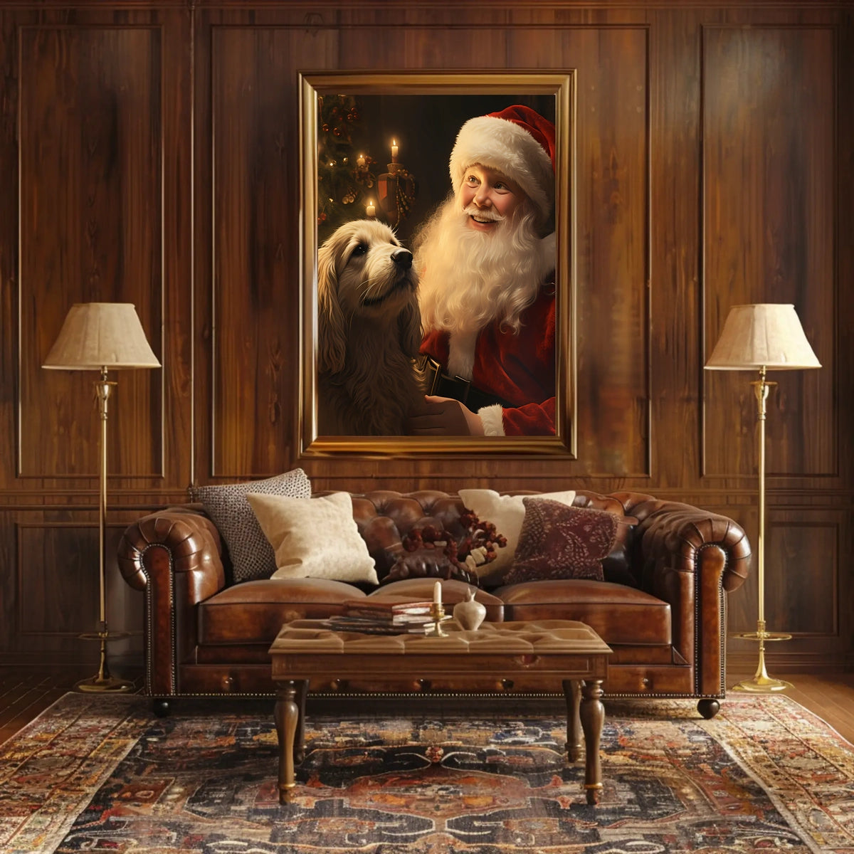 SantaS Joyful Moment Poster