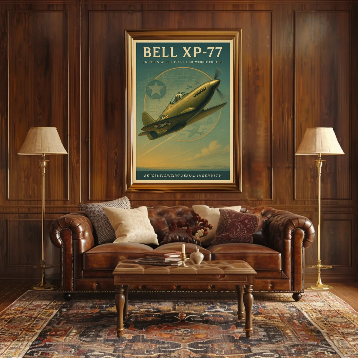 Bell XP-77 Lightweight Fighter Poster