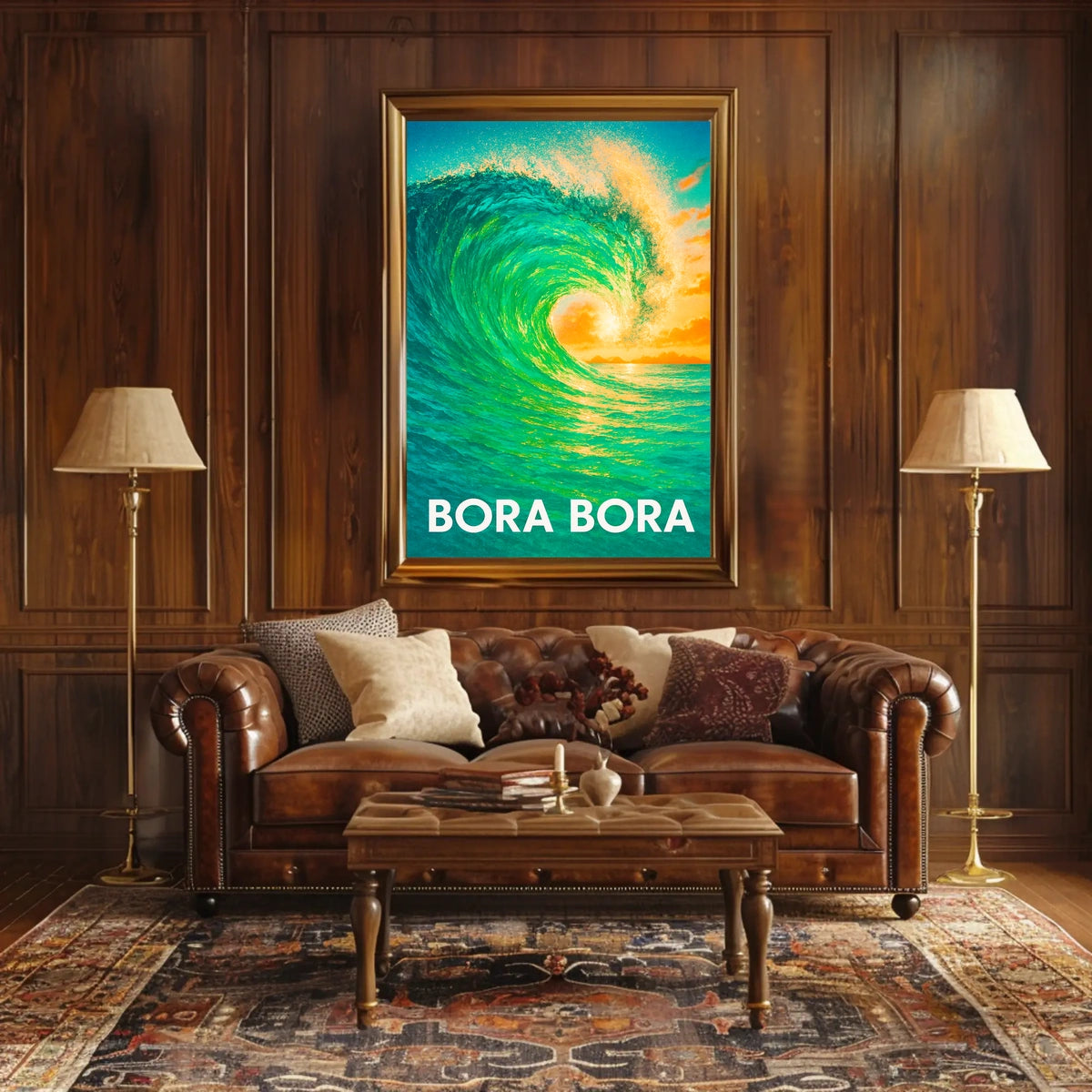 Bora Bora Wave Poster