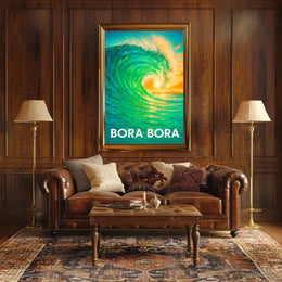 Bora Bora Wave Poster