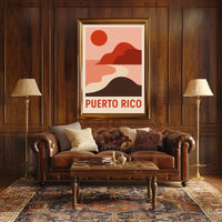 Puerto Rico Scenic Art Poster