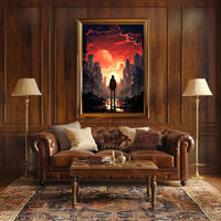 Dystopian Sunset Poster