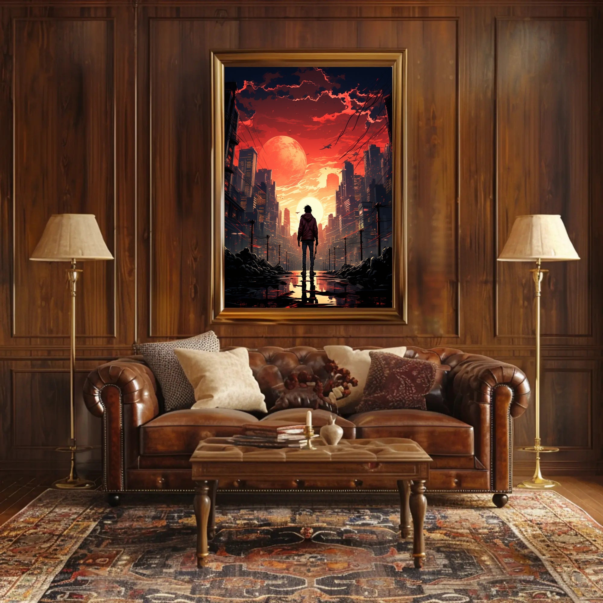 Dystopian Sunset Poster