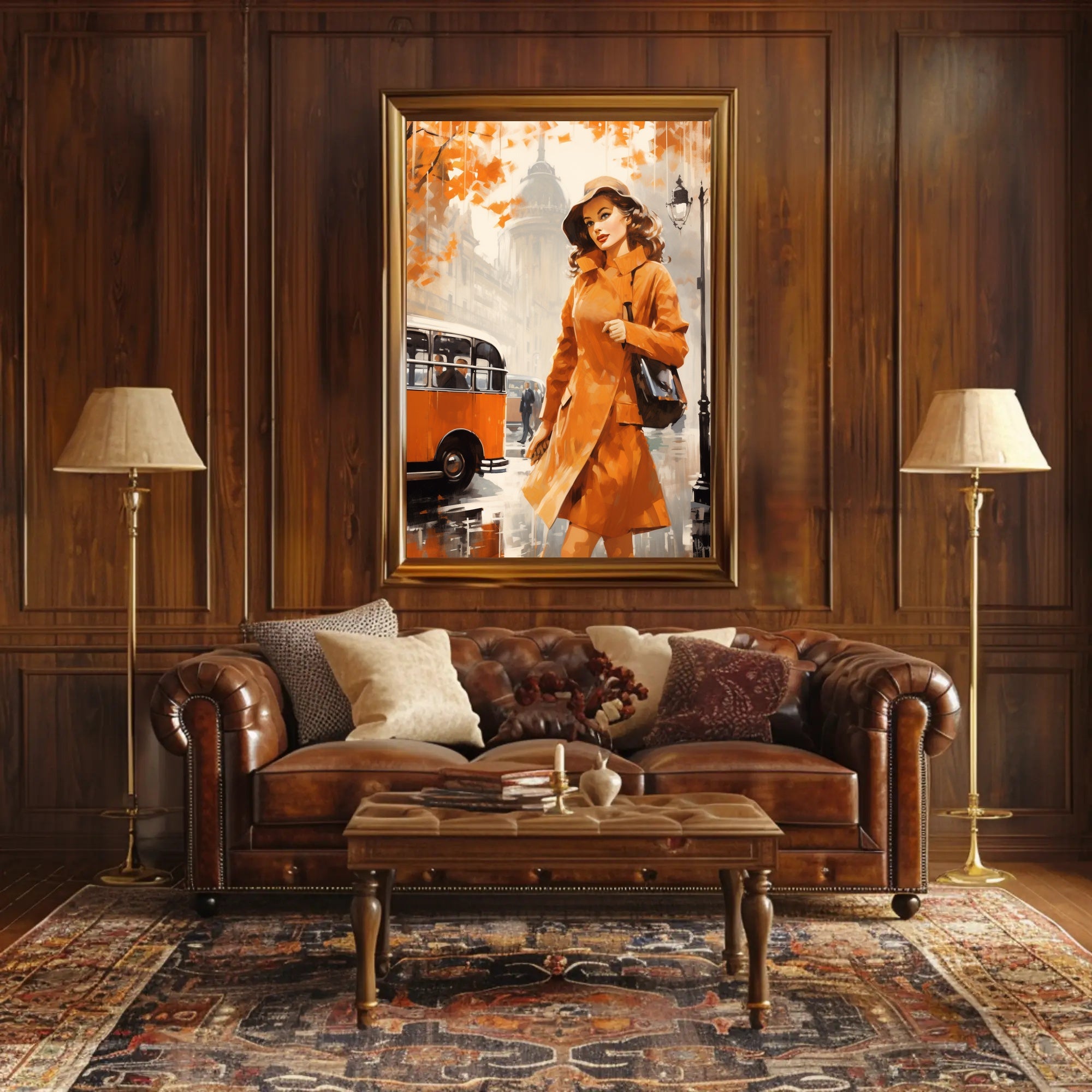 Autumn In The City Poster PosterGoat