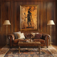 Artistic Visual Storytelling Iconic Figure Poster