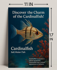 Discover the Charm of the Cardinalfish Poster PosterGoat