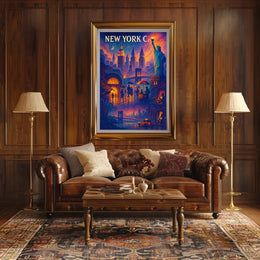 New York City Dreamscape Poster