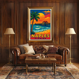 Naples, Florida Tropical Paradise Poster