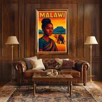 Malawi A Vibrant Portrait Poster