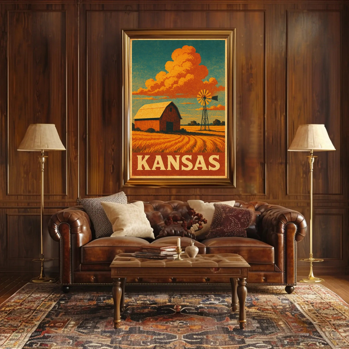 Kansas Countryside Poster