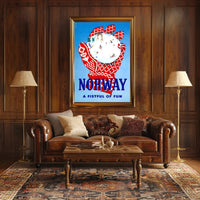 Norway: A Fistful of Fun Poster PosterGoat
