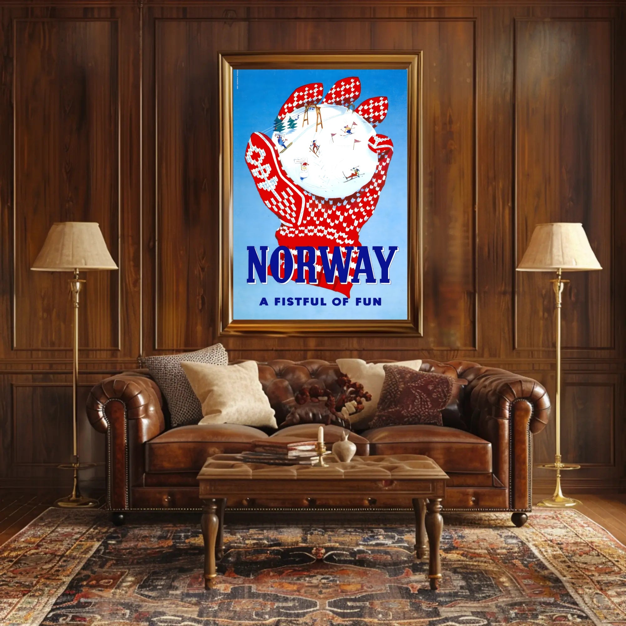 Norway: A Fistful of Fun Poster PosterGoat