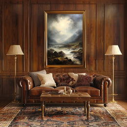 Majestic Wilderness Landscape Print in Artistic Poster