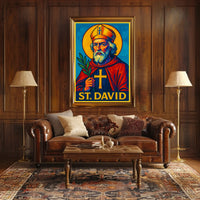 St. David Iconography Poster