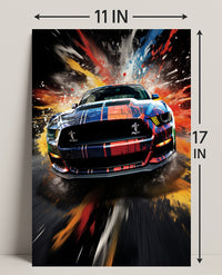 Speed And Color Explosion Poster