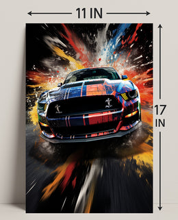 Speed And Color Explosion Poster