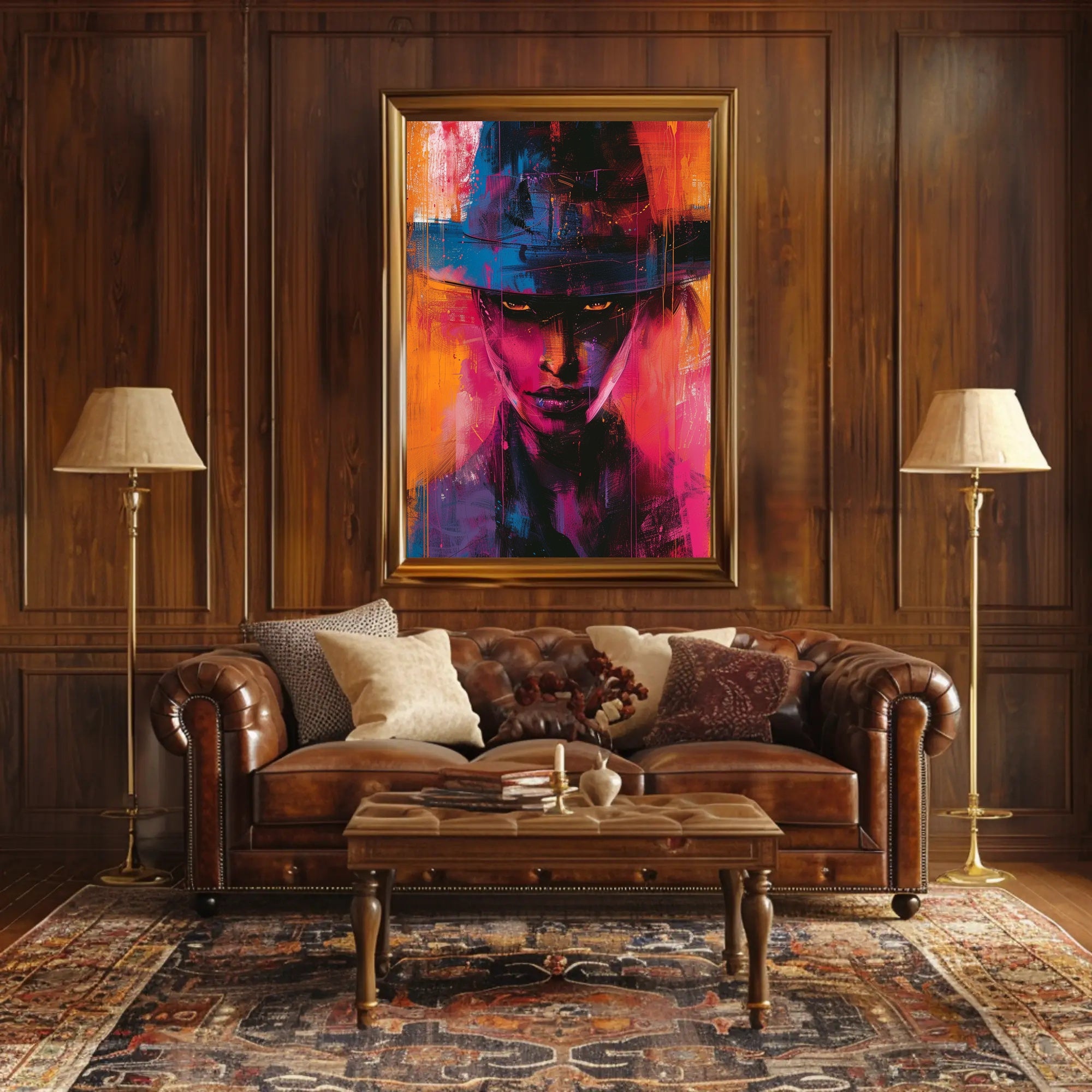 The Enigmatic Portrait Poster PosterGoat