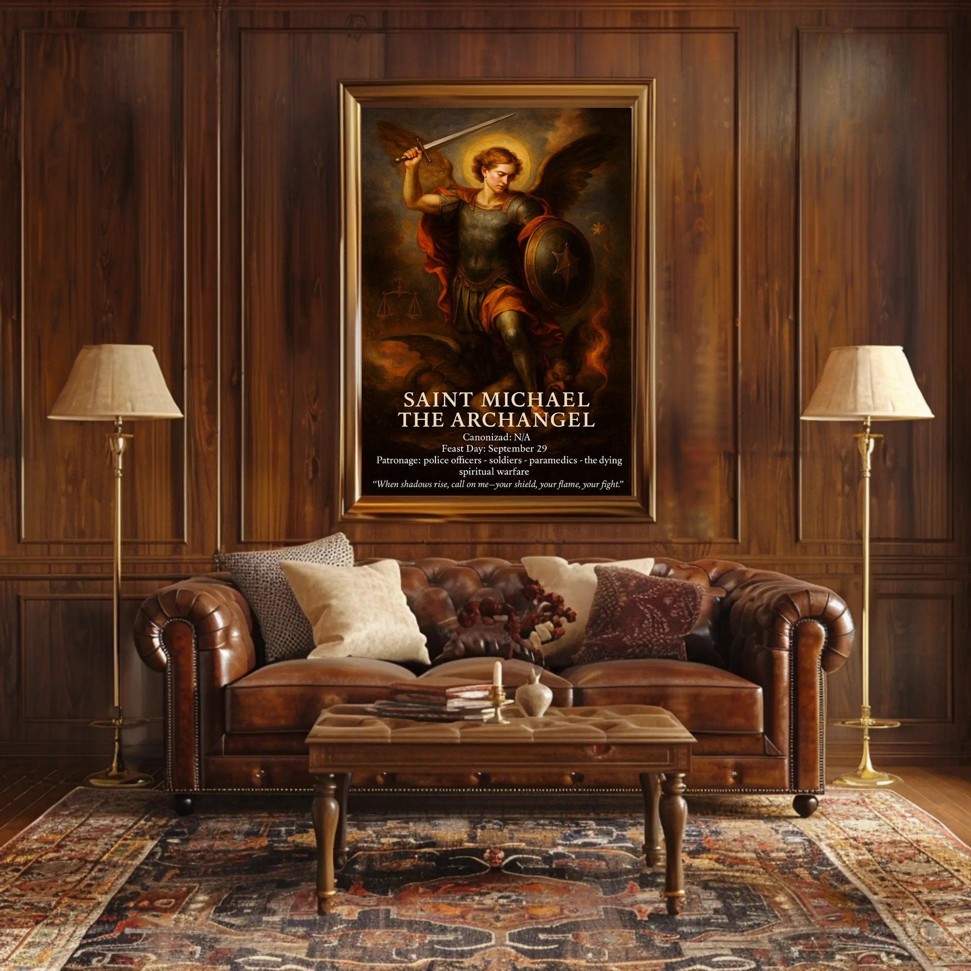 Saint Michael the Archangel Poster PosterGoat