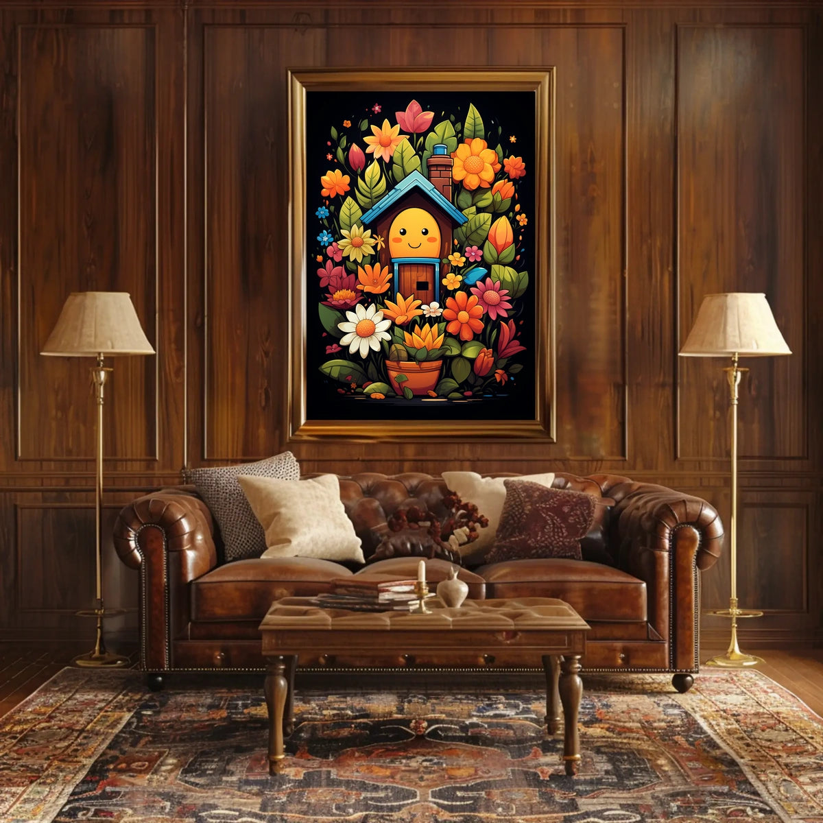 Floral Harmony Poster