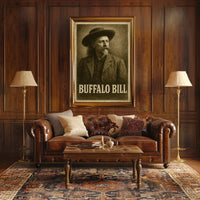 Buffalo Bill Iconic American Old West Cultural Heritage Poster
