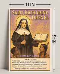Saint Katharine Drexel Poster PosterGoat