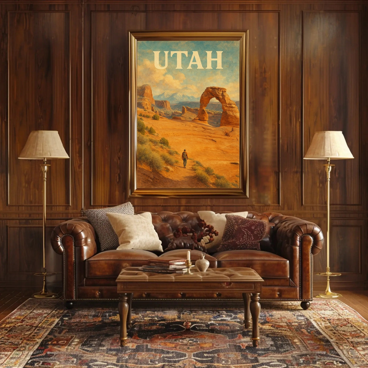 Utah Landscape Exploration Poster