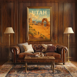 Utah Landscape Exploration Poster