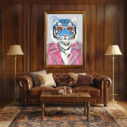 The Stylish Tiger Poster