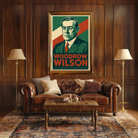 Woodrow Wilson Vintage Ads Poster