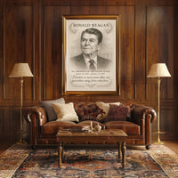 Ronald Reagan 40th President Sketch Poster Wall Art Print PosterGoat