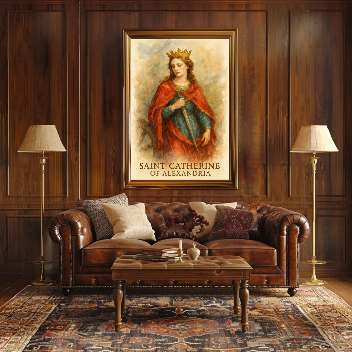 Saint Catherine of Alexandria Poster