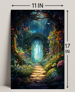 Enchanted Garden Pathway Poster