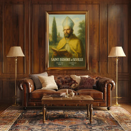 Saint Isidore Of Seville Poster