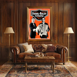 Duval-Baldi Magic and Music Vintage Entertainment Poster