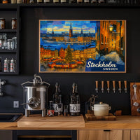 Stockholm Winter Wonderland Poster