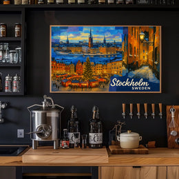 Stockholm Winter Wonderland Poster
