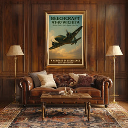 Beechcraft AT-10 Wichita Legend of the Skies Poster