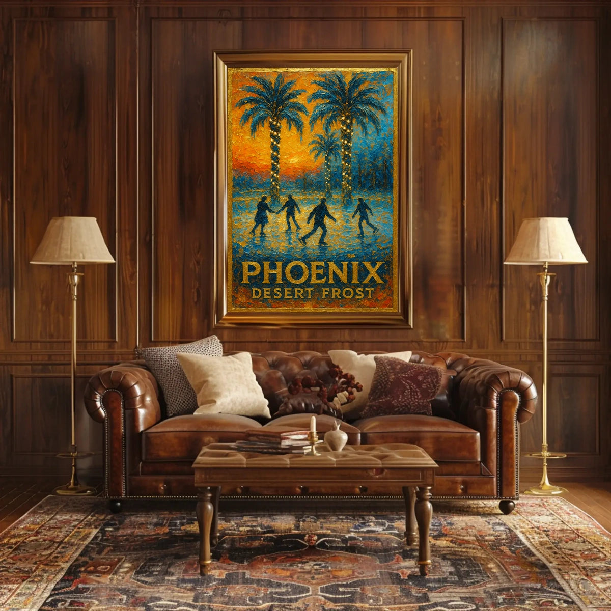 Phoenix Desert Frost Poster