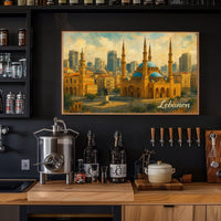 Beiruts Architectural Harmony Poster