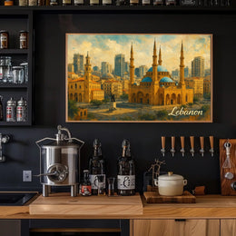 Beiruts Architectural Harmony Poster