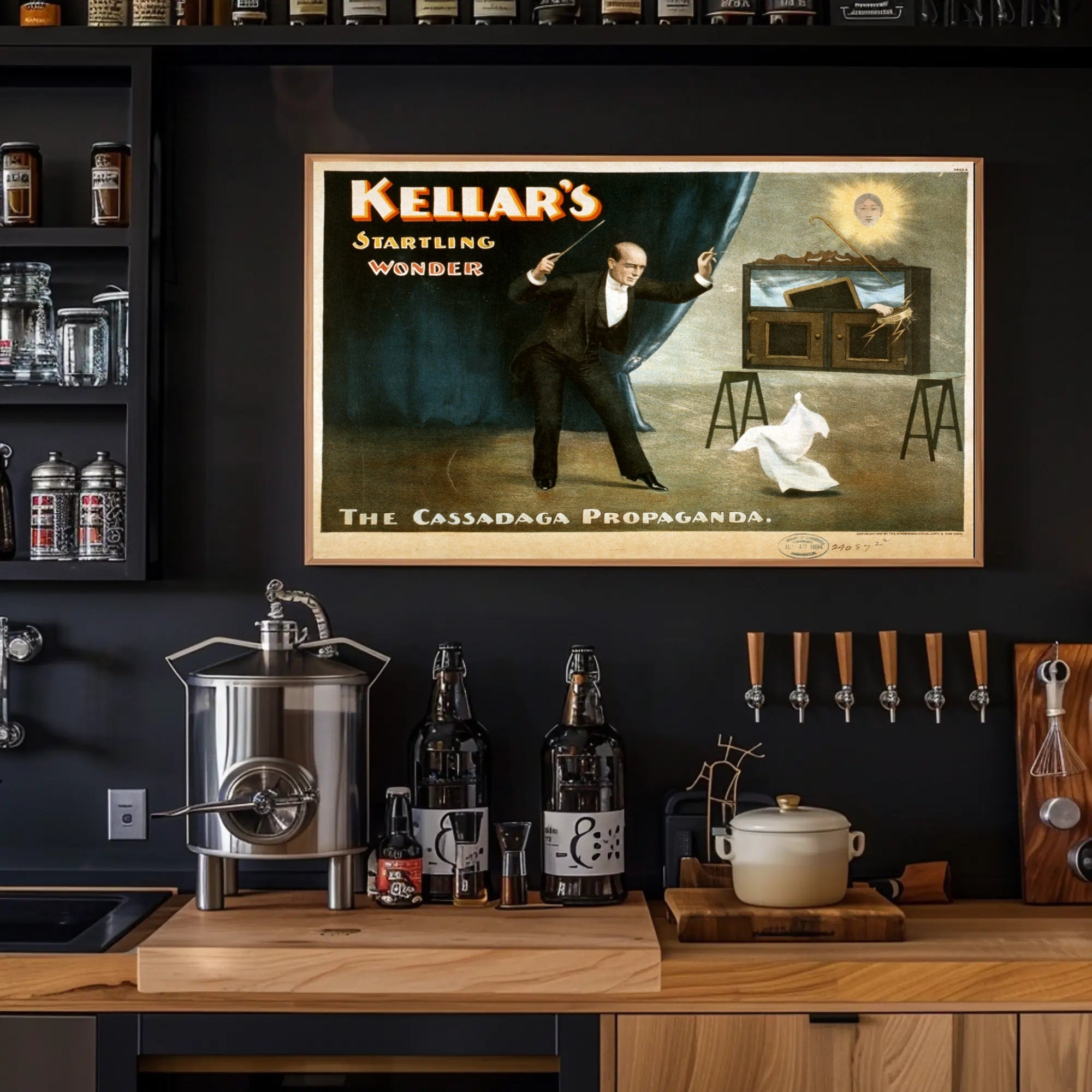 Kellar's Enchanting Show Vintage Magic Poster