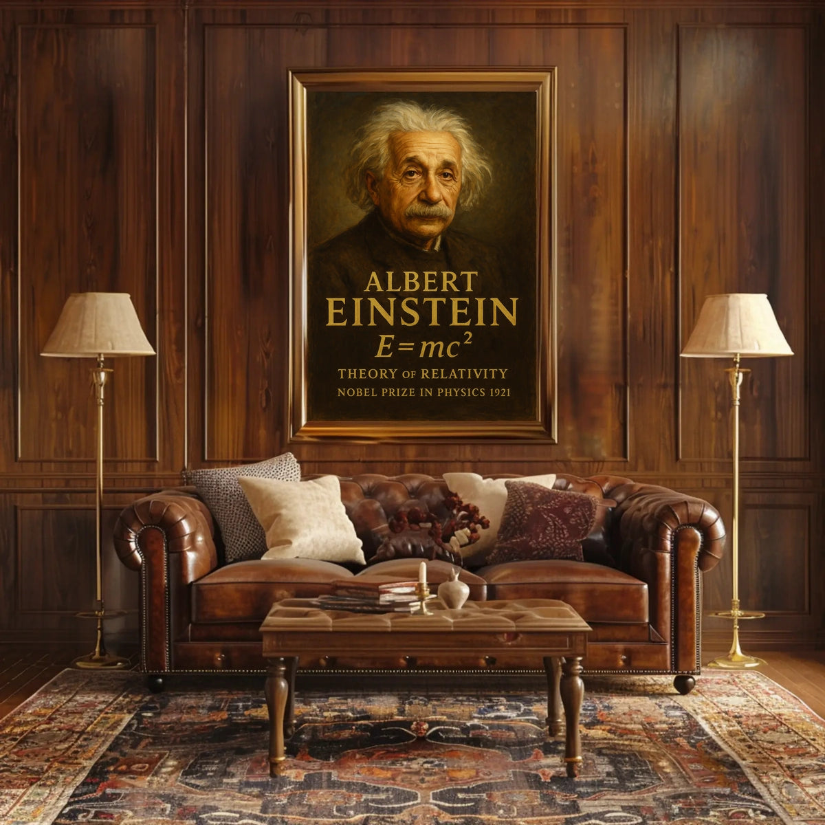 Albert Einstein Theory Of Relativity Poster