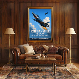 F2H Banshee The Jet That Sang Over Korea Poster PosterGoat
