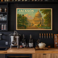 Jackson Heart of the South Travel Poster