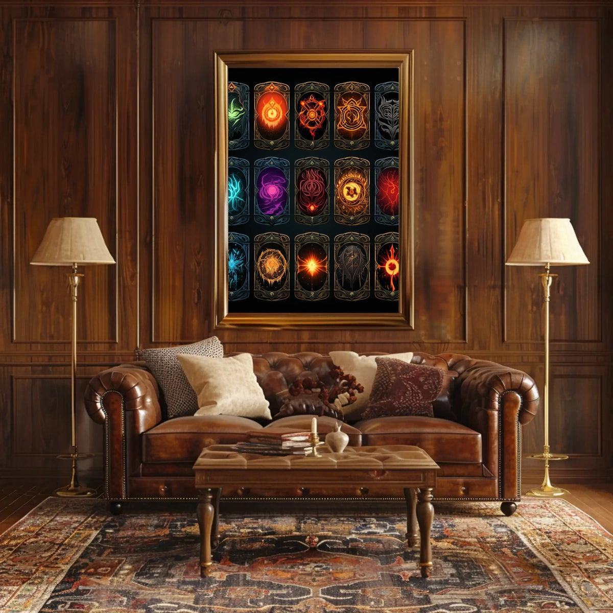 Mystical Symbols Collection Poster